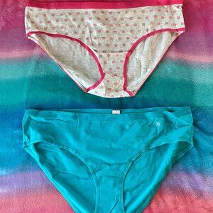 NWT Rare Victoria’s Secret Cotton Hiphugger Panties Teal XL